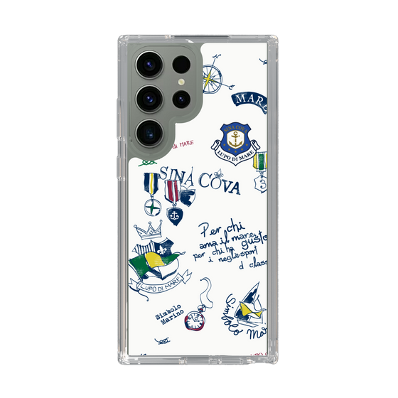 Slim Protection Case［ SINA COVA - All-Over Marine Motif ］