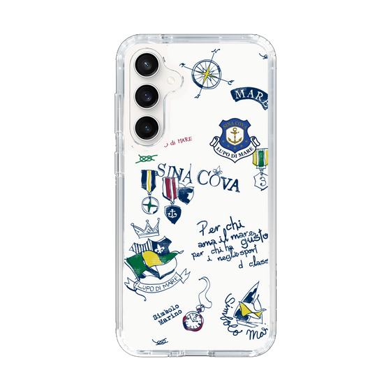 Slim Protection Case［ SINA COVA - All-Over Marine Motif ］