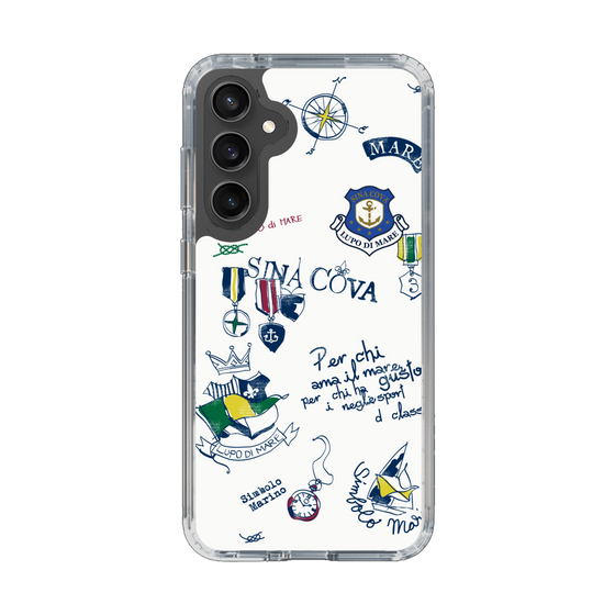 Slim Protection Case［ SINA COVA - All-Over Marine Motif ］