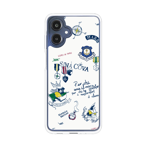 Slim Protection Case［ SINA COVA - All-Over Marine Motif ］