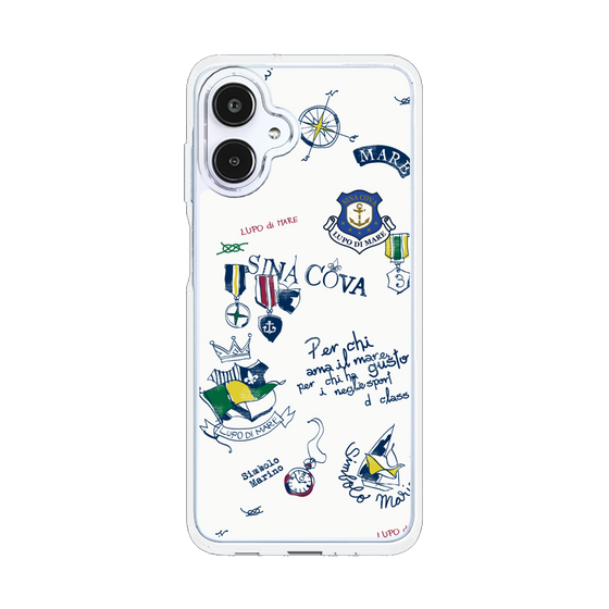 Slim Protection Case［ SINA COVA - All-Over Marine Motif ］
