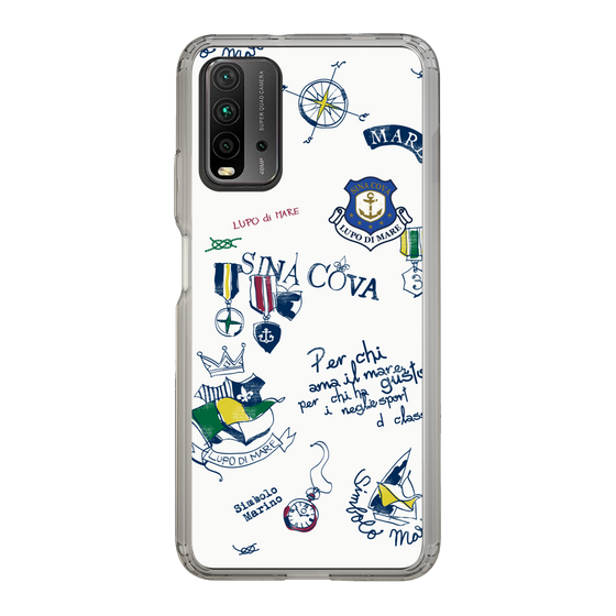 Slim Protection Case［ SINA COVA - All-Over Marine Motif ］