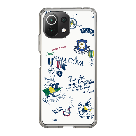 Slim Protection Case［ SINA COVA - All-Over Marine Motif ］
