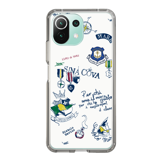 Slim Protection Case［ SINA COVA - All-Over Marine Motif ］