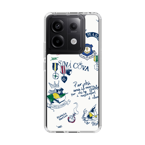 Slim Protection Case［ SINA COVA - All-Over Marine Motif ］