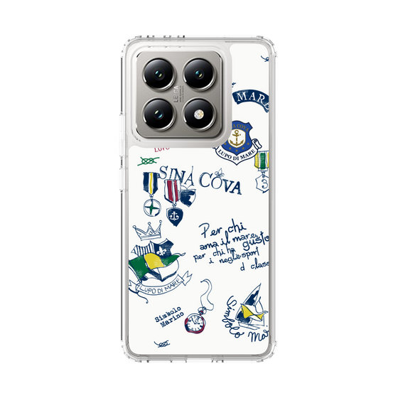 Slim Protection Case［ SINA COVA - All-Over Marine Motif ］