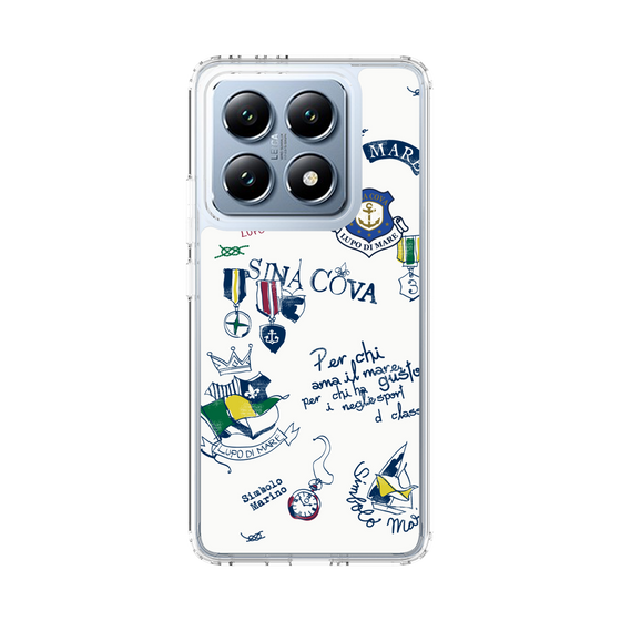 Slim Protection Case［ SINA COVA - All-Over Marine Motif ］