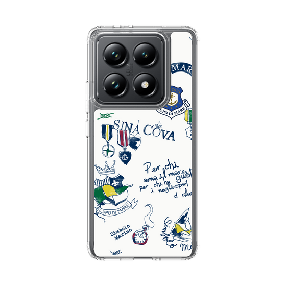 Slim Protection Case［ SINA COVA - All-Over Marine Motif ］