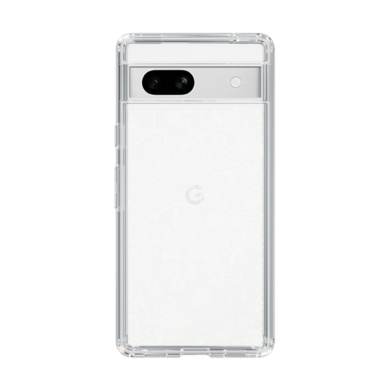 Slim Protection Case［ SINA COVA - Marine Line Art - White ］