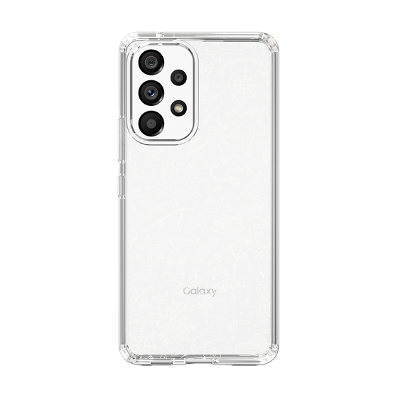 Slim Protection Case［ SINA COVA - Marine Line Art - White ］