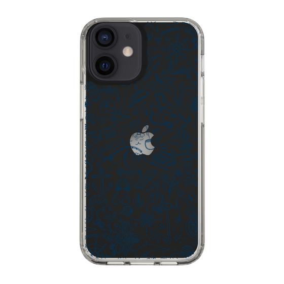 Slim Protection Case［ SINA COVA - Marine Line Art - Navy ］
