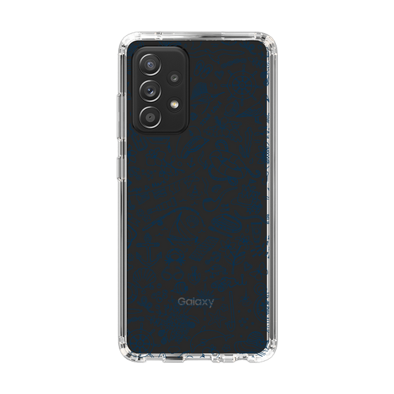 Slim Protection Case［ SINA COVA - Marine Line Art - Navy ］