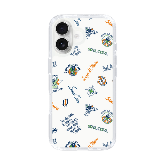 Slim Protection Case［ SINA COVA - All-Over Captain Pattern ］
