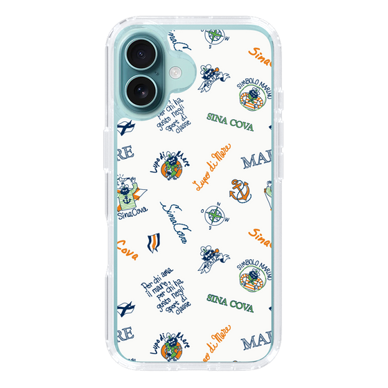Slim Protection Case［ SINA COVA - All-Over Captain Pattern ］