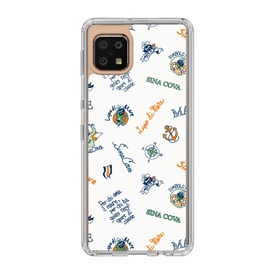 Slim Protection Case［ SINA COVA - All-Over Captain Pattern ］