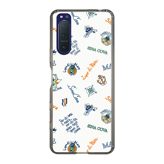 Slim Protection Case［ SINA COVA - All-Over Captain Pattern ］