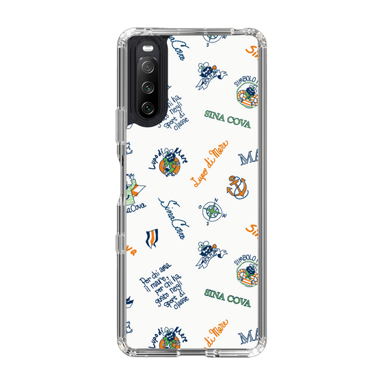 Slim Protection Case［ SINA COVA - All-Over Captain Pattern ］