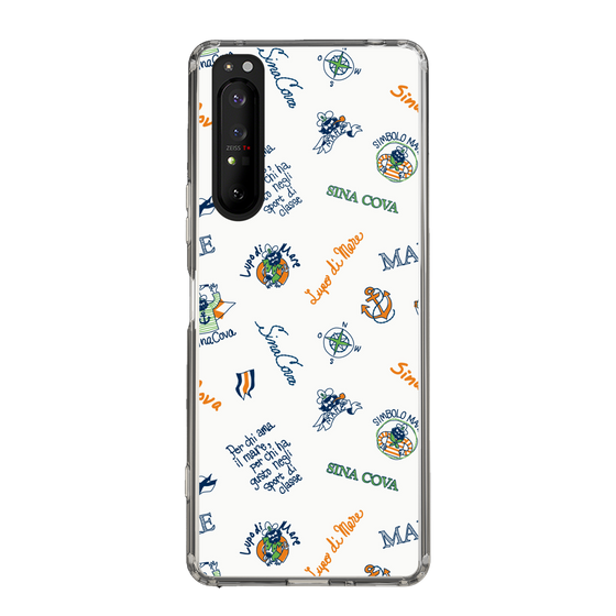 Slim Protection Case［ SINA COVA - All-Over Captain Pattern ］