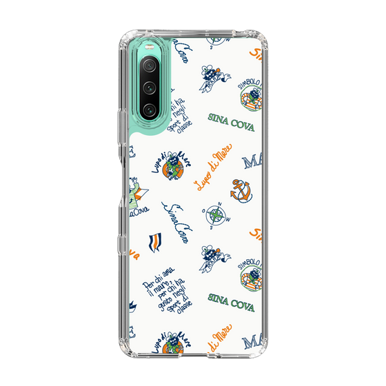 Slim Protection Case［ SINA COVA - All-Over Captain Pattern ］