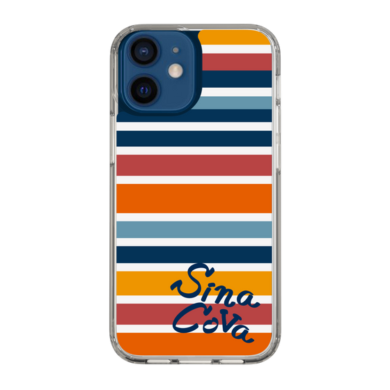 Slim Protection Case［ SINA COVA - Border Stripes - Multicolor ］