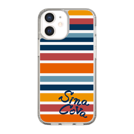 Slim Protection Case［ SINA COVA - Border Stripes - Multicolor ］