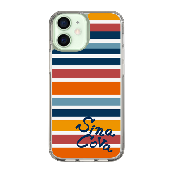 Slim Protection Case［ SINA COVA - Border Stripes - Multicolor ］