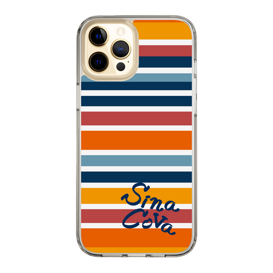 Slim Protection Case［ SINA COVA - Border Stripes - Multicolor ］