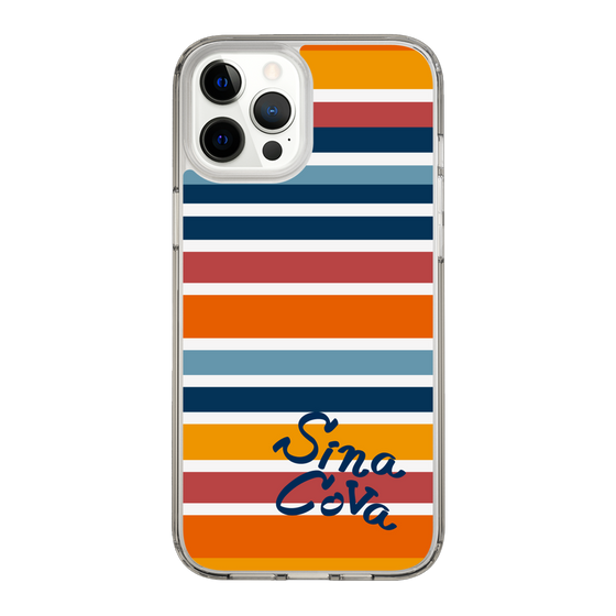 Slim Protection Case［ SINA COVA - Border Stripes - Multicolor ］