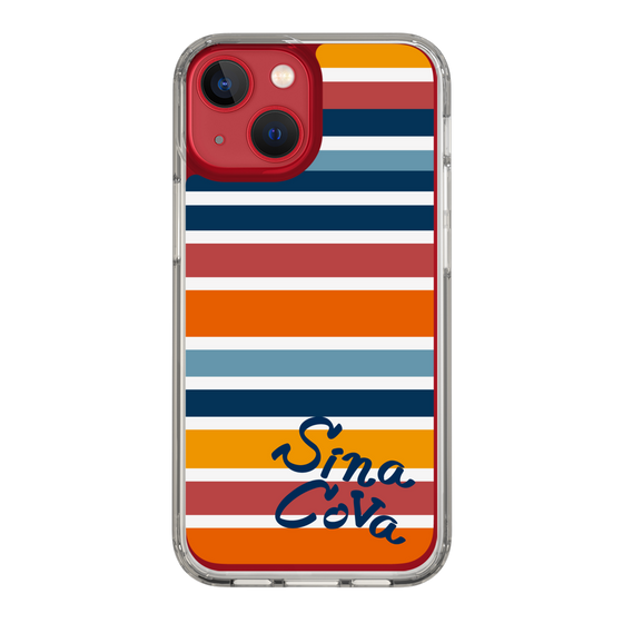 Slim Protection Case［ SINA COVA - Border Stripes - Multicolor ］