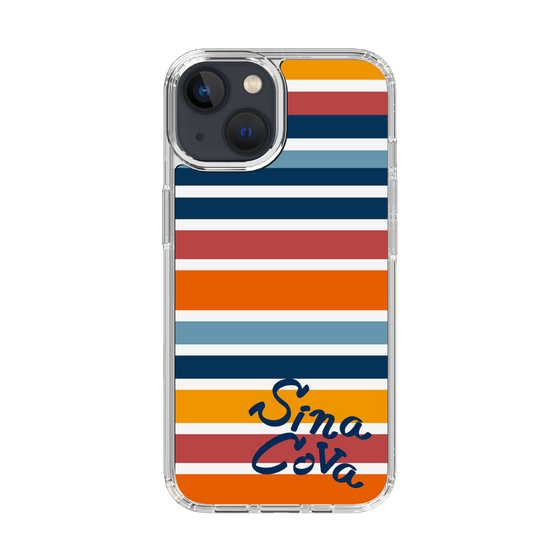 Slim Protection Case［ SINA COVA - Border Stripes - Multicolor ］