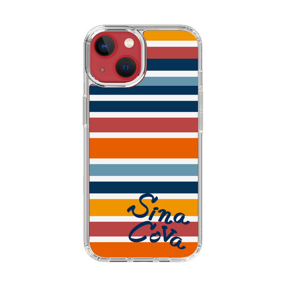 Slim Protection Case［ SINA COVA - Border Stripes - Multicolor ］