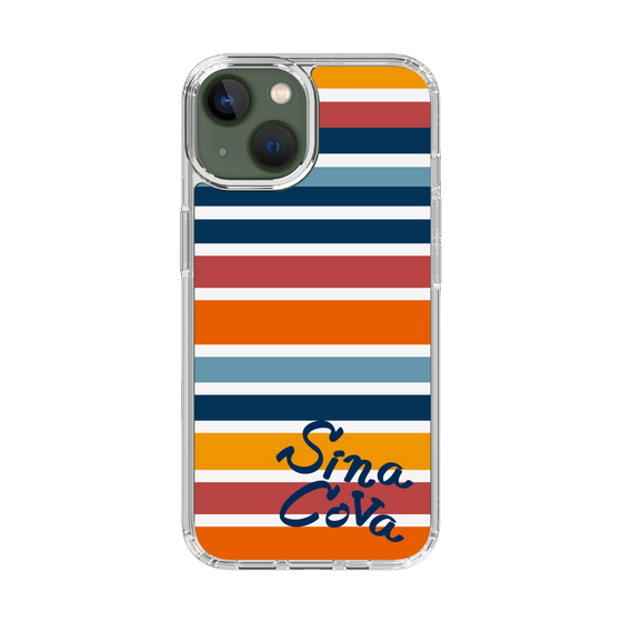 Slim Protection Case［ SINA COVA - Border Stripes - Multicolor ］