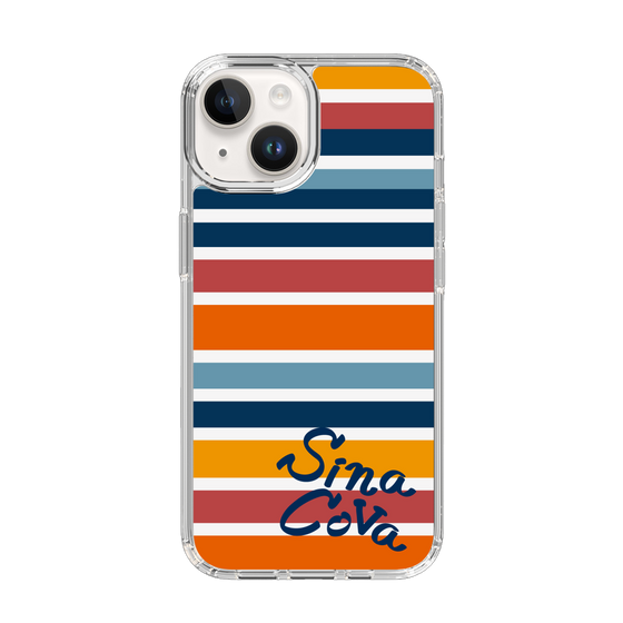 Slim Protection Case［ SINA COVA - Border Stripes - Multicolor ］