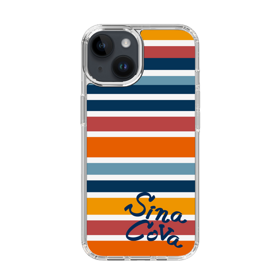 Slim Protection Case［ SINA COVA - Border Stripes - Multicolor ］