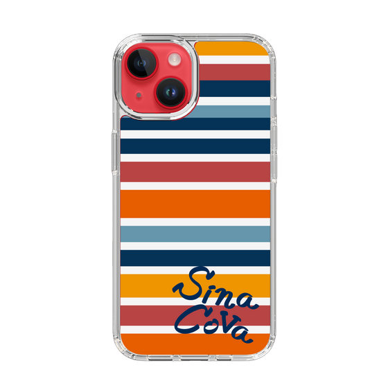 Slim Protection Case［ SINA COVA - Border Stripes - Multicolor ］
