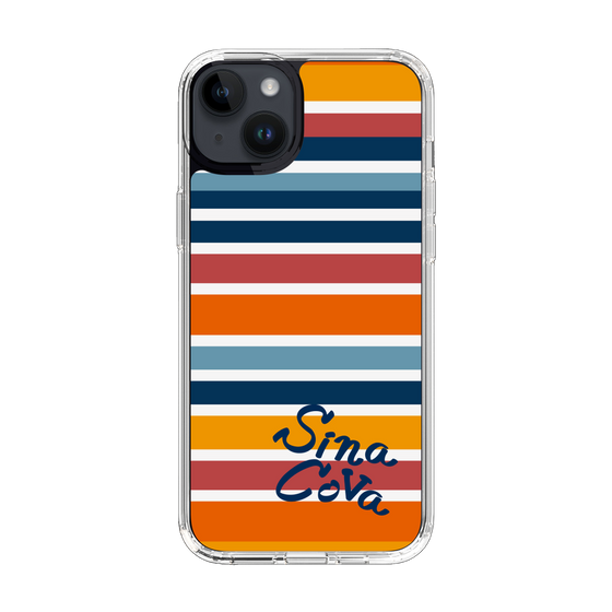 Slim Protection Case［ SINA COVA - Border Stripes - Multicolor ］
