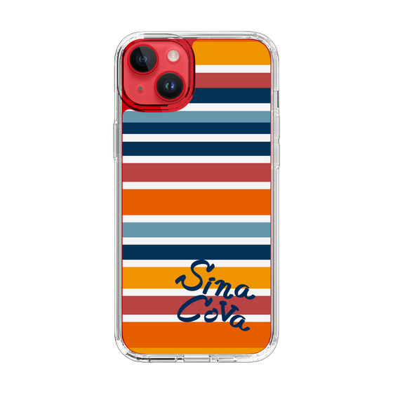 Slim Protection Case［ SINA COVA - Border Stripes - Multicolor ］