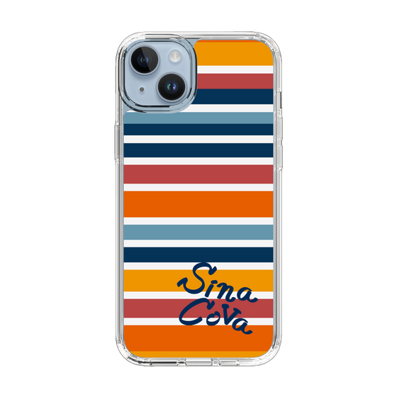 Slim Protection Case［ SINA COVA - Border Stripes - Multicolor ］