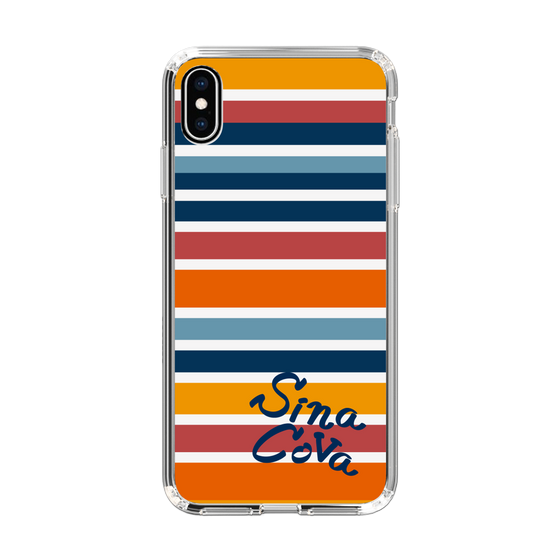 Slim Protection Case［ SINA COVA - Border Stripes - Multicolor ］