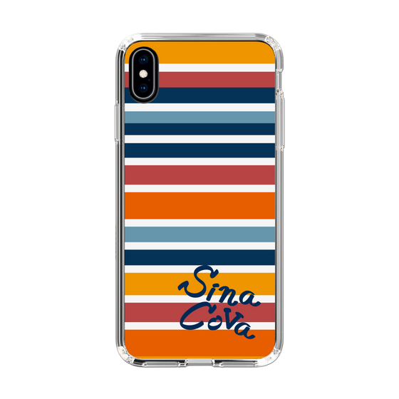 Slim Protection Case［ SINA COVA - Border Stripes - Multicolor ］