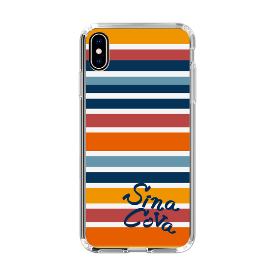 Slim Protection Case［ SINA COVA - Border Stripes - Multicolor ］