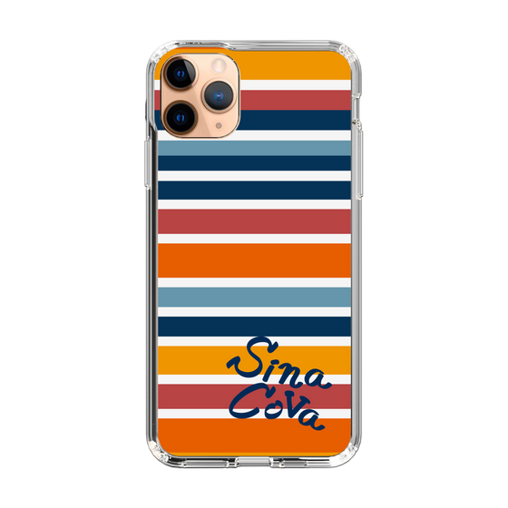 Slim Protection Case［ SINA COVA - Border Stripes - Multicolor ］