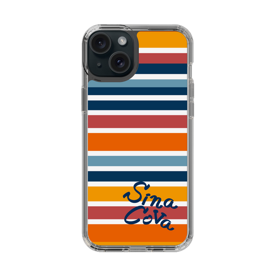 Slim Protection Case［ SINA COVA - Border Stripes - Multicolor ］