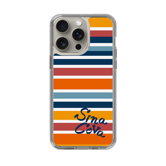 Slim Protection Case［ SINA COVA - Border Stripes - Multicolor ］
