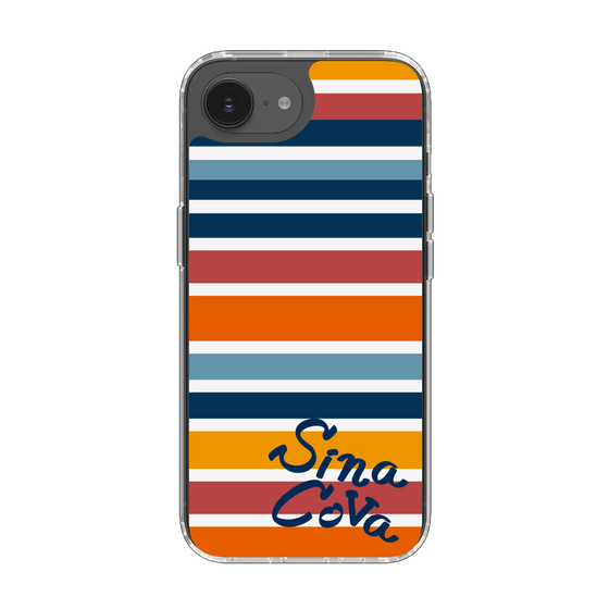 Slim Protection Case［ SINA COVA - Border Stripes - Multicolor ］