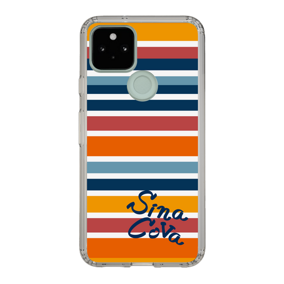 Slim Protection Case［ SINA COVA - Border Stripes - Multicolor ］