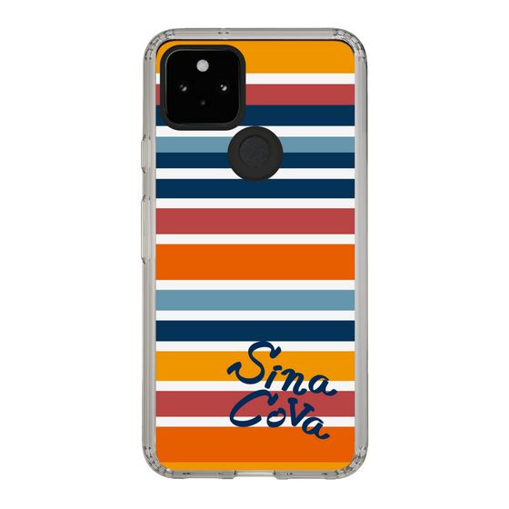 Slim Protection Case［ SINA COVA - Border Stripes - Multicolor ］