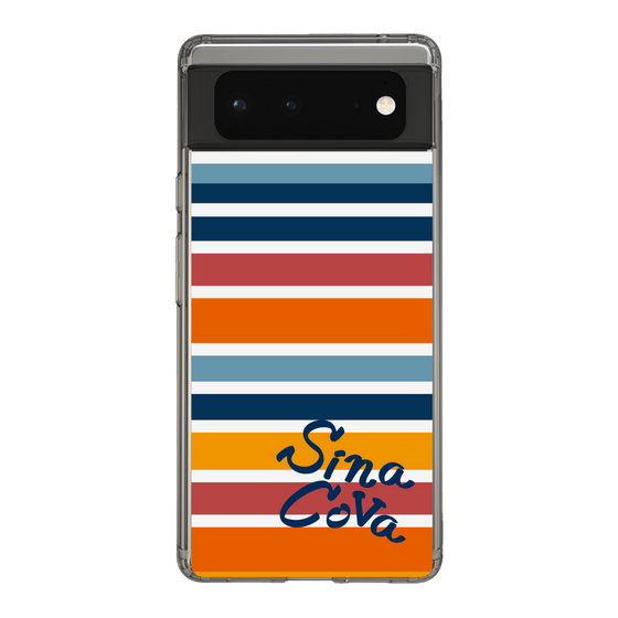 Slim Protection Case［ SINA COVA - Border Stripes - Multicolor ］