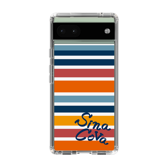Slim Protection Case［ SINA COVA - Border Stripes - Multicolor ］