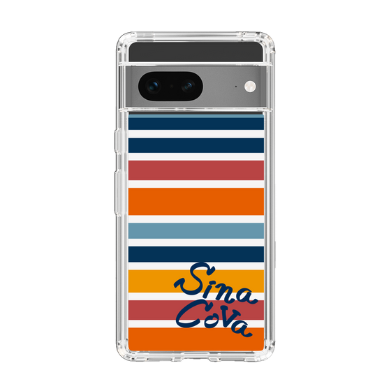 Slim Protection Case［ SINA COVA - Border Stripes - Multicolor ］